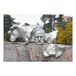 Sibelius monument, Helsinki, Finland Photo Print