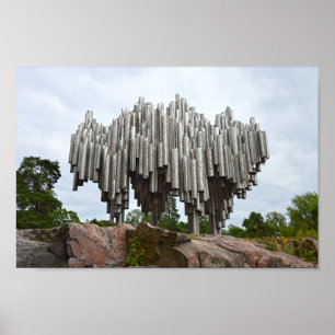 Sibelius Monument, Helsinki, Finland Poster