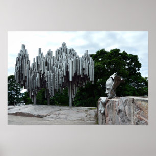 Sibelius Monument, Helsinki, Finland Poster