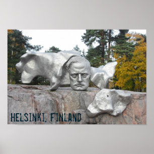 Sibelius monument, Helsinki, Finland Poster