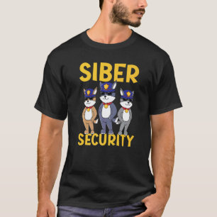Siber Security Siberian Husky Dog Puppy Owner T-Shirt