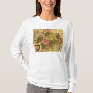 Siberia, RussiaPanoramic MapSiberia, Russia T-Shirt