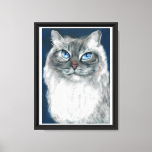Siberian Cat Canvas Print