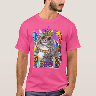 Siberian Cat Hip Hop 90S Rap Music T-Shirt