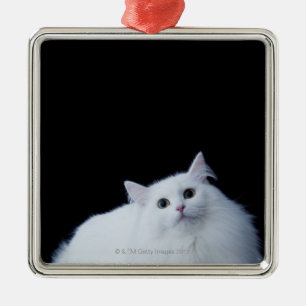 Siberian Cat Metal Tree Decoration