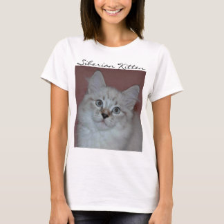 Siberian Colorpoint Kitten on products T-Shirt