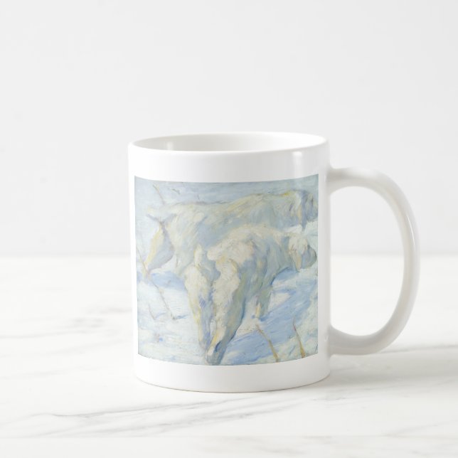 Siberian Dogs in the Snow Coffee Mug (Right)