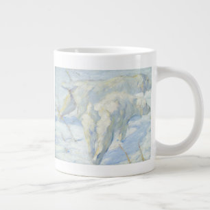 Siberian Dogs in the Snow Large Coffee Mug