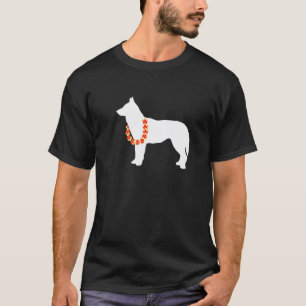 Siberian Husky Aloha Hawaiian Lei Dog T-Shirt