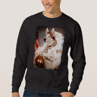Siberian Husky Astronaut Space Mission Astronaut Sweatshirt
