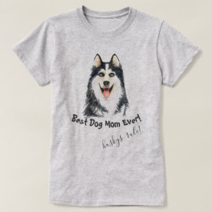 Siberian Husky   Best Dog Mum Ever T-Shirt