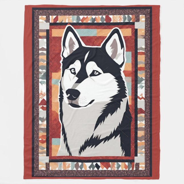 Siberian Husky Blanket (Front)