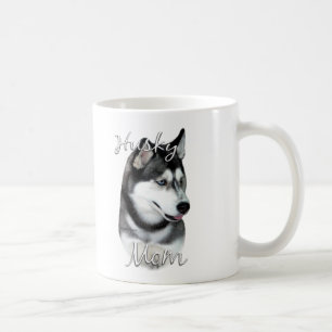 Siberian Husky (blk) Mum 2 Coffee Mug