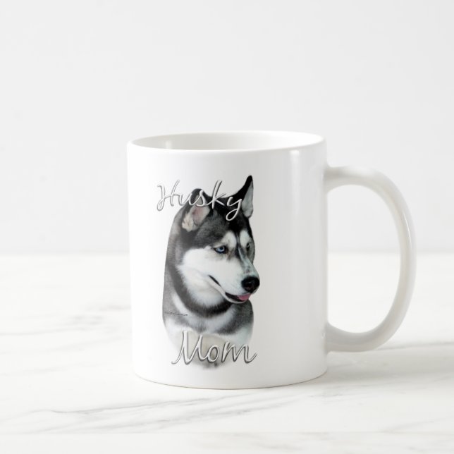 Siberian Husky (blk) Mum 2 Coffee Mug (Right)
