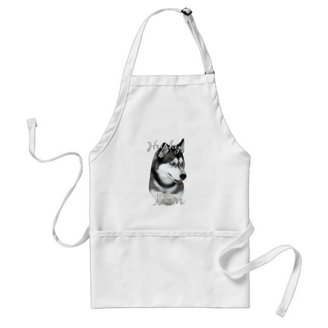 Siberian Husky (blk) Mum 2 Standard Apron (Front)