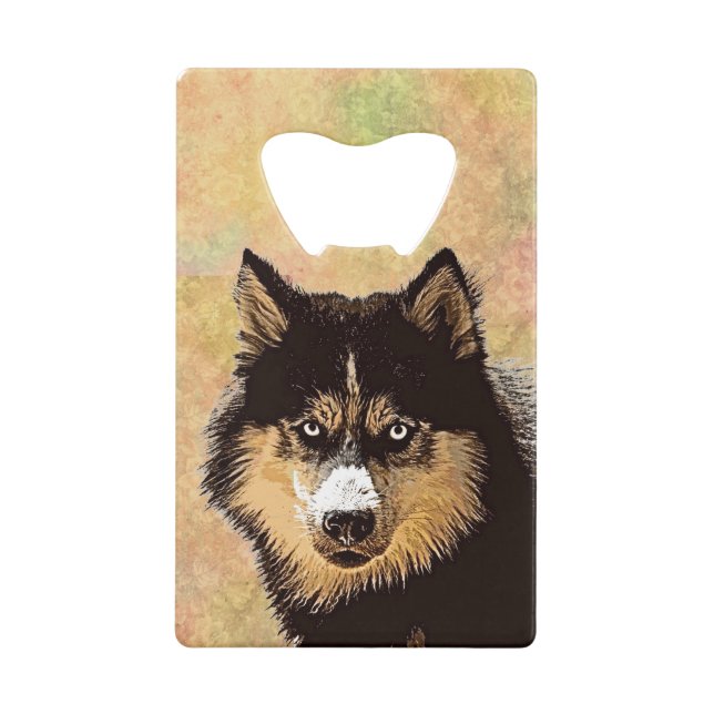 Siberian Husky Bottle Opener (Back)