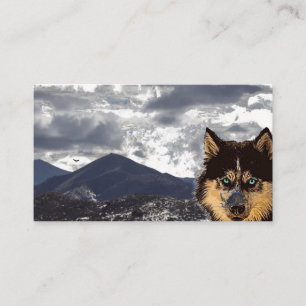 Siberian Husky Business Card