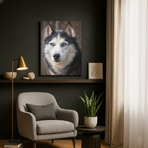 Siberian Husky Canvas Print