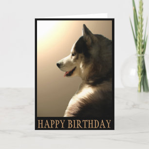 Siberian Husky Card / Alaskan Malamute Card