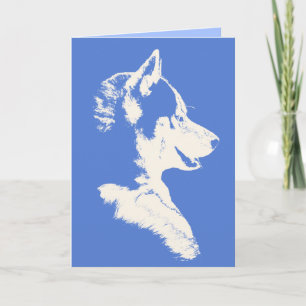 Siberian Husky Card / Alaskan Malamute Card