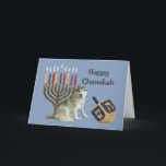 Siberian Husky Chanukah Card Menorah Dreidel<br><div class="desc">Remembering family and friends during the Chanukah season is a wonderful way to keep in touch with the people you love and care about. I created these dog Chanukah cards with love and care and I am sure anyone who loves dogs will be delighted to receive them. You do have...</div>