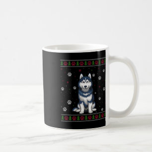 Siberian Husky Christmas Sweater Xmas Pet Animal D Coffee Mug