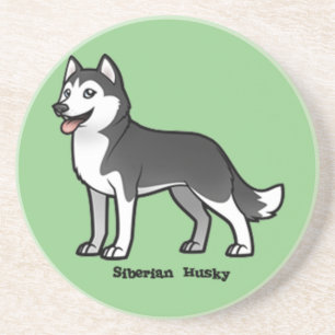 Siberian Husky Coaster