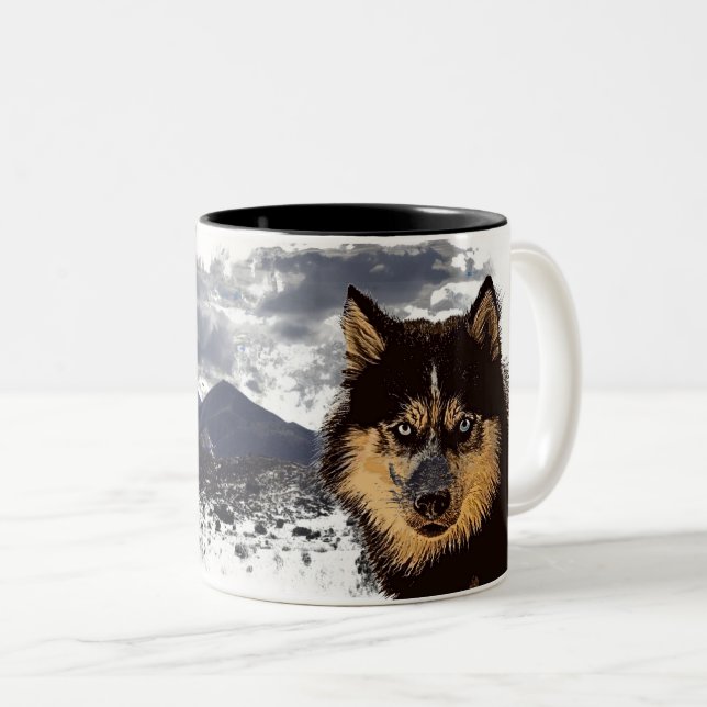 Siberian Husky Coffee Mug (Front Right)