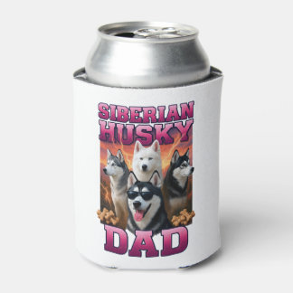 Siberian Husky Copy Copy Copy Can Cooler