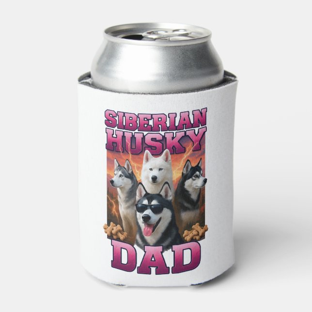 Siberian Husky Copy Copy Copy Can Cooler (Can Front)