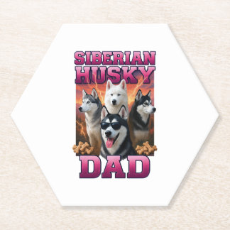 Siberian Husky Copy Copy Copy Paper Coaster