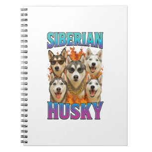 Siberian Husky Copy Notebook