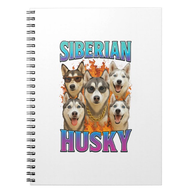 Siberian Husky Copy Notebook (Front)