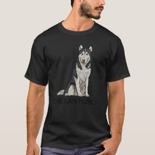 Siberian Husky Crazy Dog T-Shirt