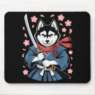 Siberian Husky Dad Cute Japanese Anime Stuff Samur Mouse Mat