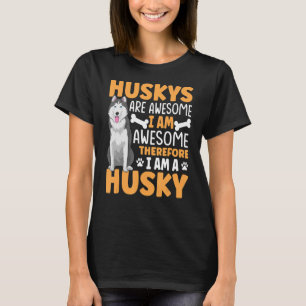 Siberian Husky Dog Apparel For Husky Owner 1 T-Shirt