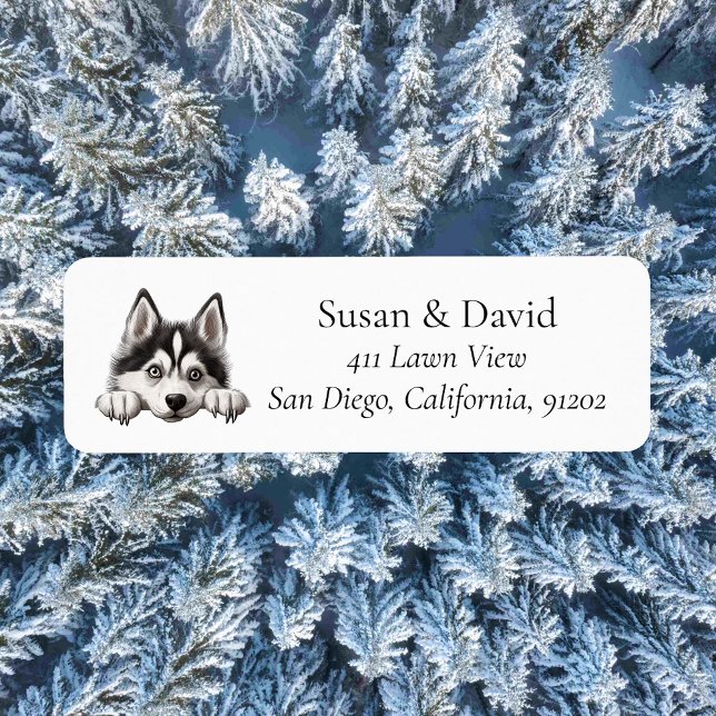 Siberian Husky Dog Breed Pet Lovers (Siberian Husky Dog Breed Pet Lovers Label
)