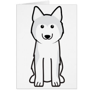 Siberian Husky Dog Cartoon