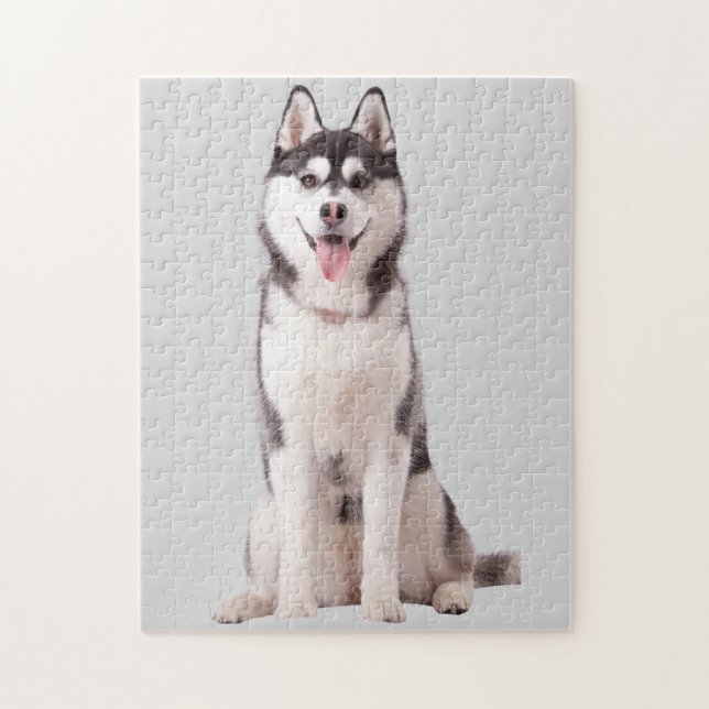 Siberian Husky Dog Jigsaw Puzzle (Vertical)