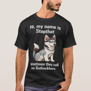 Siberian Husky Dog Owner T-Shirt