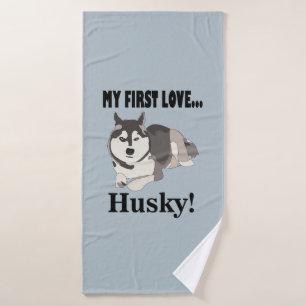 Siberian Husky Dog Pet Bath Towel