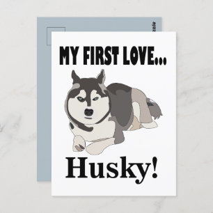 Siberian Husky Dog Pet Siberian Husky Postcard