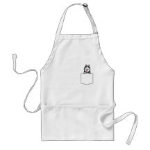 Siberian Husky Dog Pocket Apron