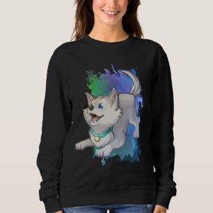 Siberian Husky Dog W Job The Master Escape Artist Sweatshirt
