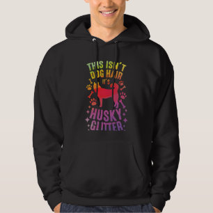 Siberian Husky Dog Wolf Funny huskies Dog Hair Hoodie