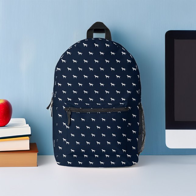 Siberian Husky Dogs Pattern Personalised Printed Backpack (Creator Uploaded)