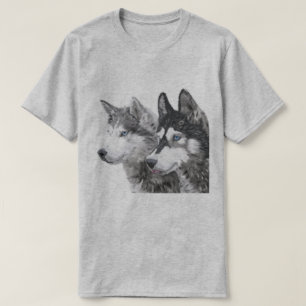 Siberian Husky Dogs T-Shirt