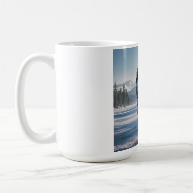 Siberian Husky Elegant Coffee Mug (Left)