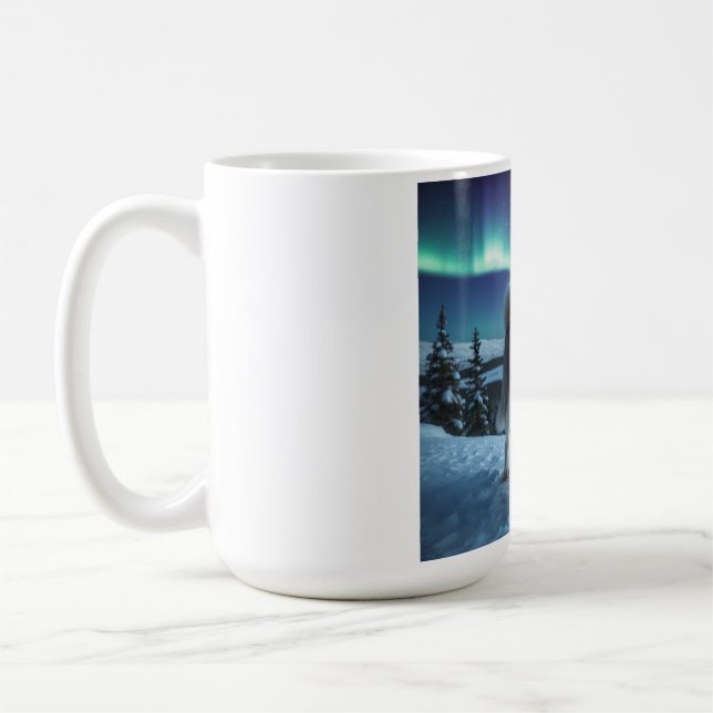 Siberian Husky Elegant Coffee Mug (Left)