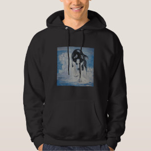 Siberian Husky Fine Art Painting Hoodie